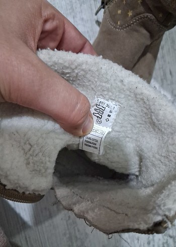 Kız Çocuk Kahverengi Süet Botlar - Görsel 7