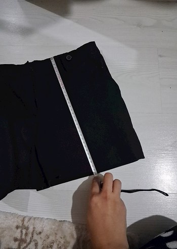 kilolu kız çocuk siyah şort etek - Görsel 3