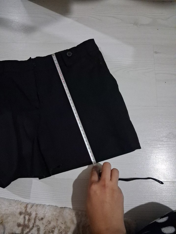 kilolu kız çocuk siyah şort etek - Görsel 3