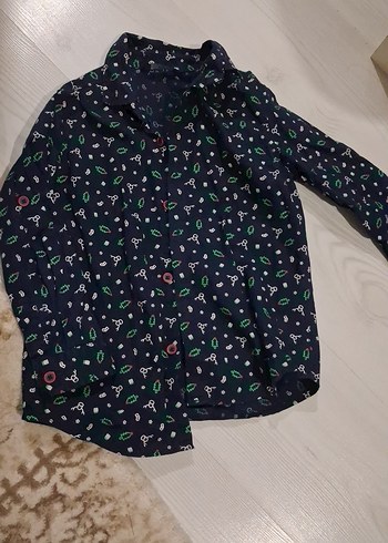 Erkek Çocuk Çok Renkli Baskılı Gömlek lcw marka - Görsel 3