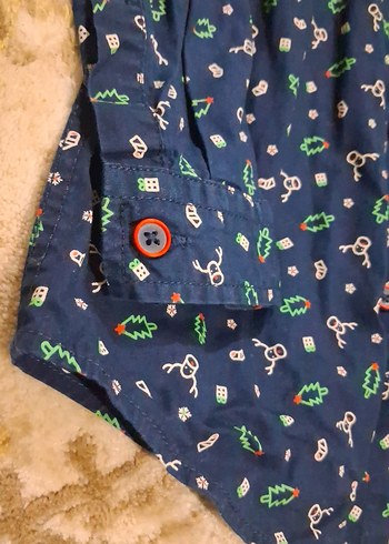 Erkek Çocuk Çok Renkli Baskılı Gömlek lcw marka - Görsel 4