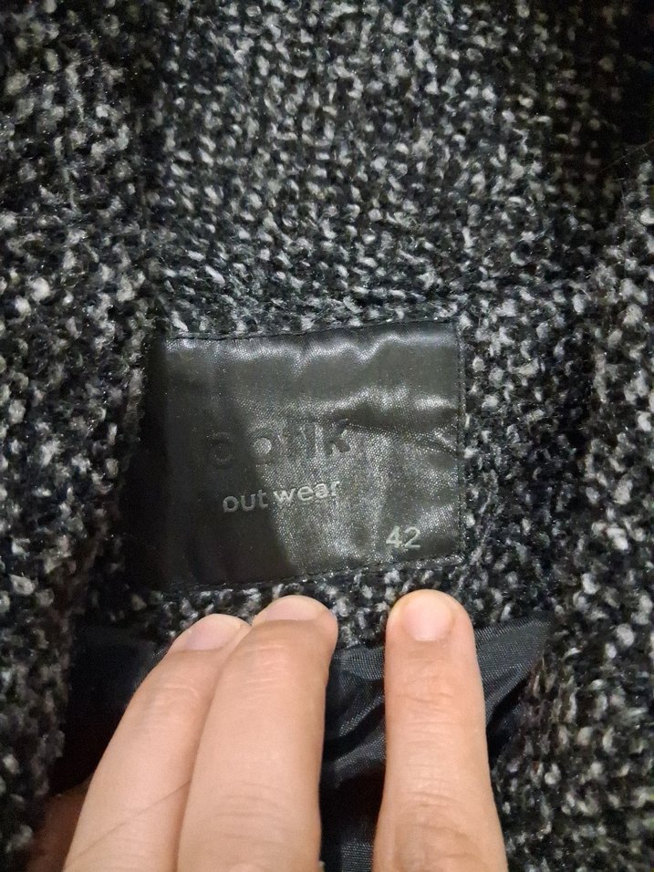 batik kadın mont kaban kemerli - Görsel 5