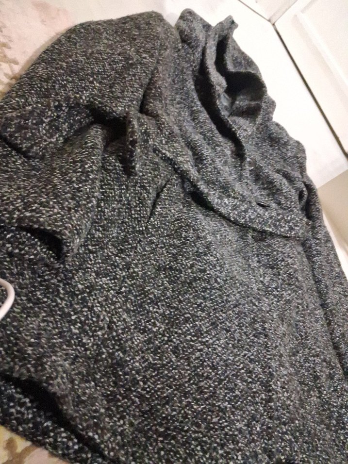 batik kadın mont kaban kemerli - Görsel 3