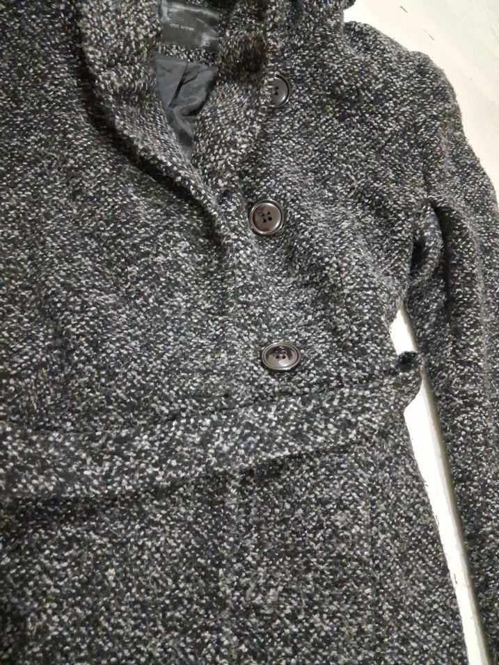 batik kadın mont kaban kemerli - Görsel 4