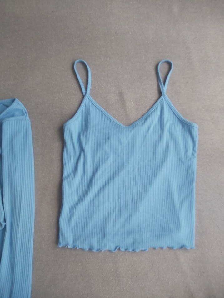 Uzun Kollu İnce Hırka Takımı - Görsel 2