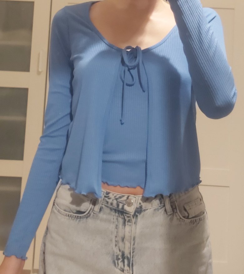 Uzun Kollu İnce Hırka Takımı - Görsel 3