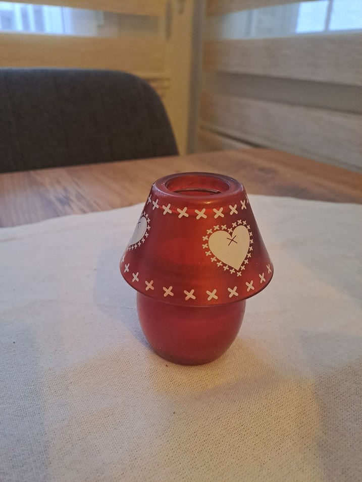 Yılbaşı Temalı Hediyelik Cam Mumluk - Görsel 2