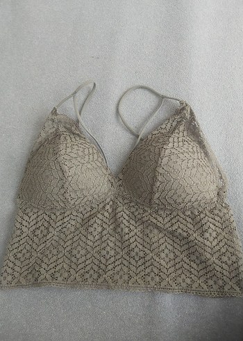 Penti Gri Dantelli  Bralet - Görsel 2