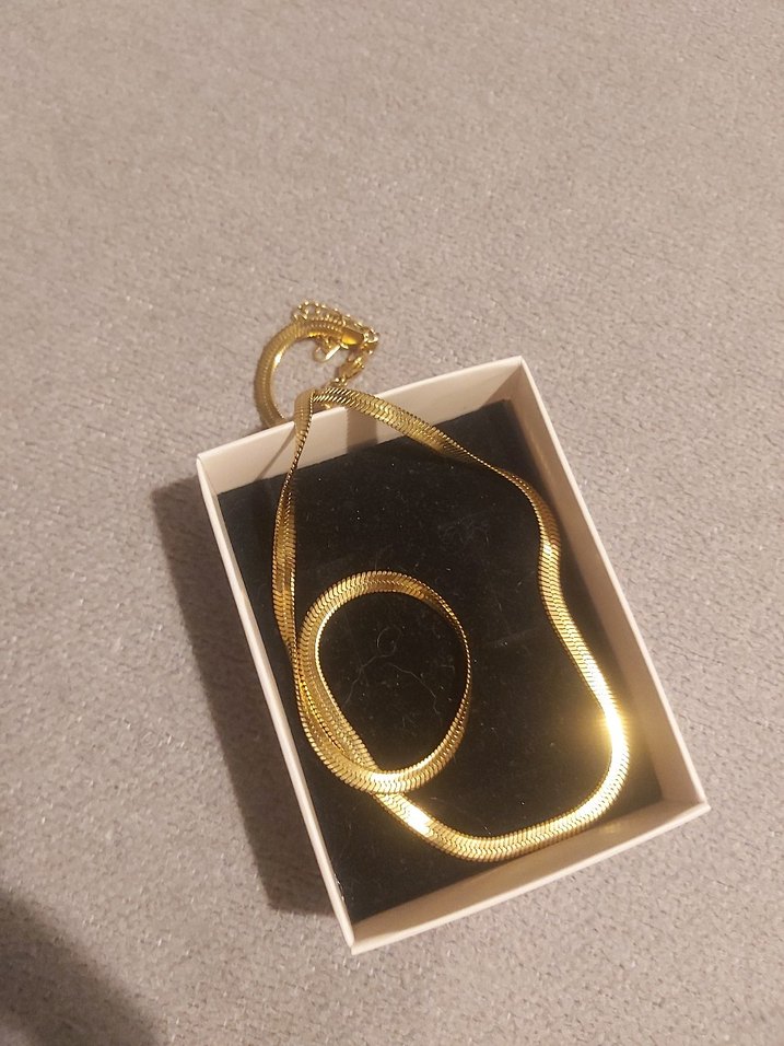 İtalyan Zincir Çelik Kolye - Görsel 2