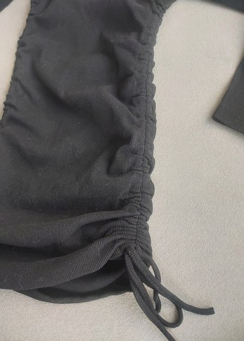 Siyah Kadın Uzun Kollu Triko  Elbise - Görsel 2