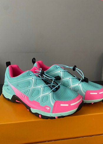 Turkuaz Renkli Bağcıklı erkek spor ayakkabı - Görsel 6