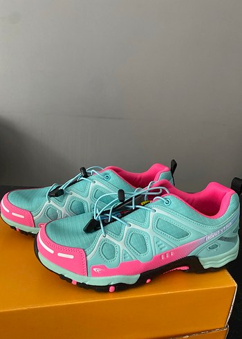 Turkuaz Renkli Bağcıklı erkek spor ayakkabı - Görsel 3