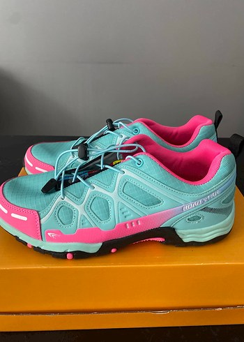 Turkuaz Renkli Bağcıklı erkek spor ayakkabı - Görsel 2