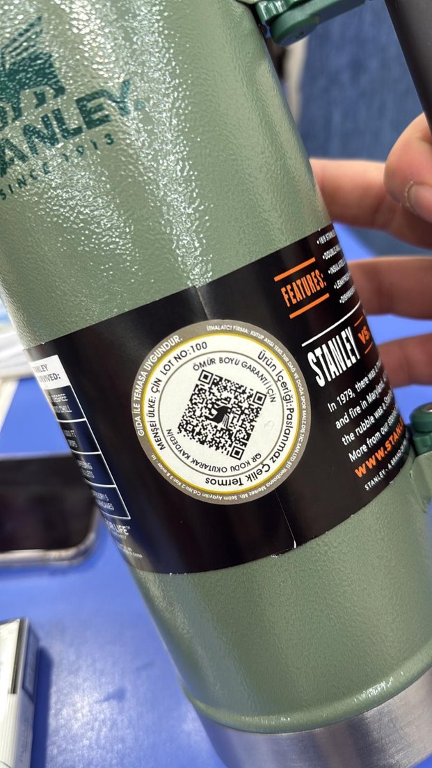 Stanley Parlak Haki Termos Şişe - Görsel 2