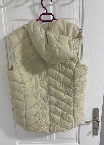 Bej Fermuarlı Kadın Yelek - Görsel 2