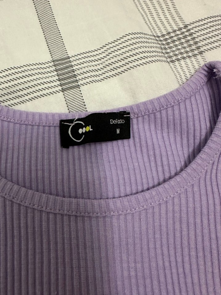 Mor Kadın Triko Atlet - Görsel 2