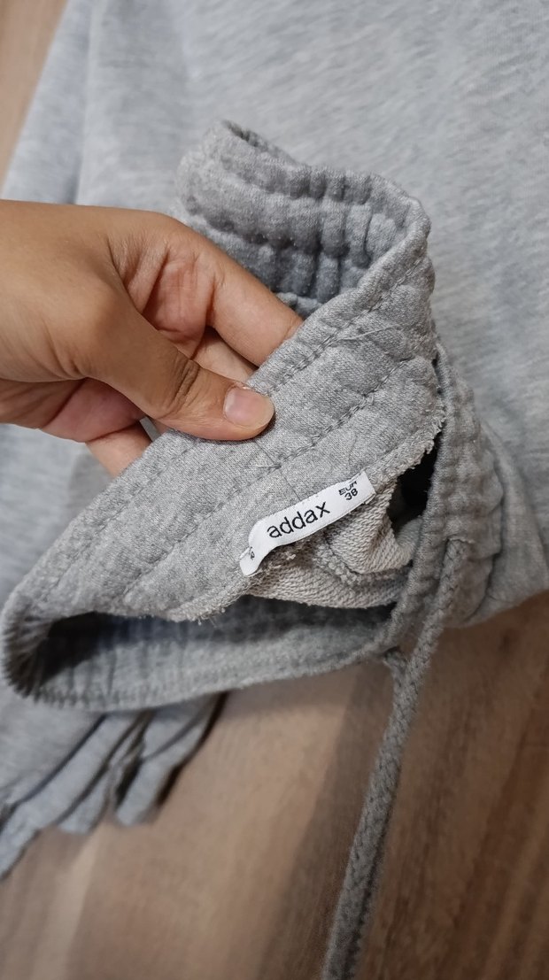 Gri Rahat Kesim Kadın Eşofman Altı - Görsel 2