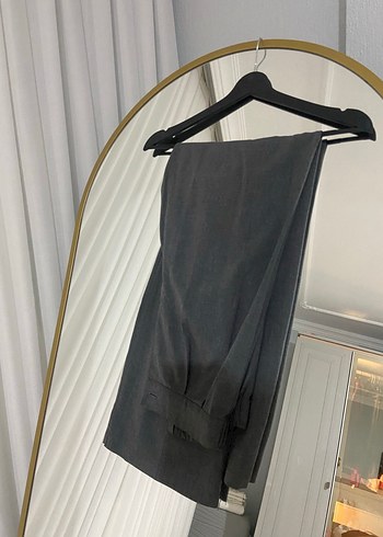 Gri Keten Kadın Blazer  ceket takım  s.m.l .xl beden uygundur  - Görsel 4