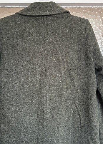 Uzun Haki Kadın Kaban - Görsel 5