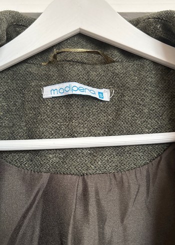 Uzun Haki Kadın Kaban - Görsel 4