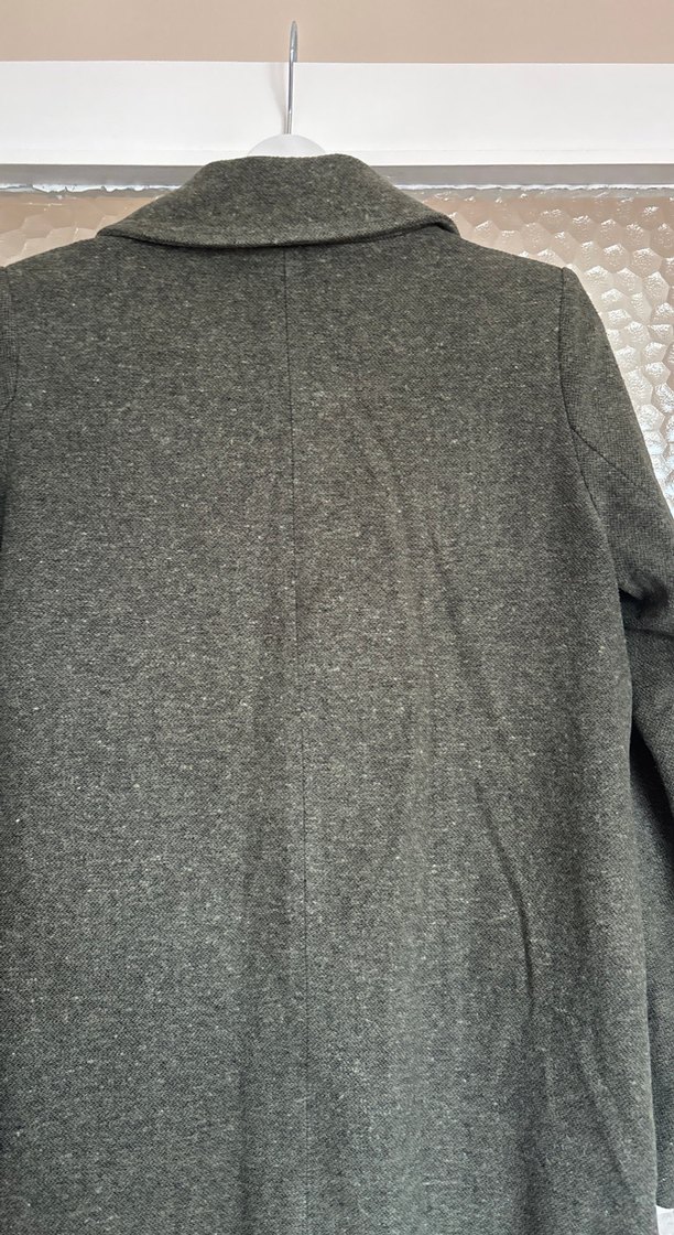 Uzun Haki Kadın Kaban - Görsel 5