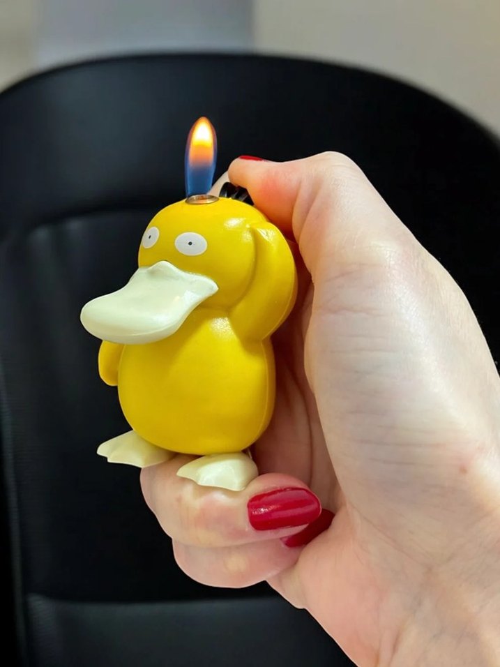 Ördek Pysduck Şeklinde Gazlı Çakmak - Görsel 2