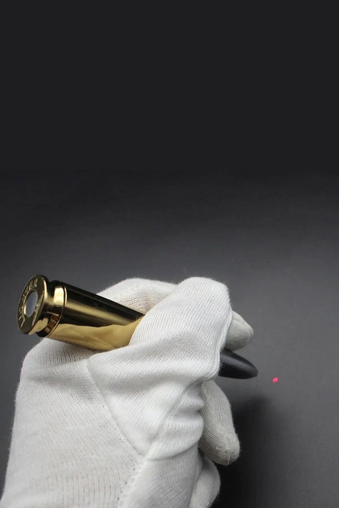 Mermi Tasarımında Lazerli Gazlı Metal Çakmak - Görsel 2