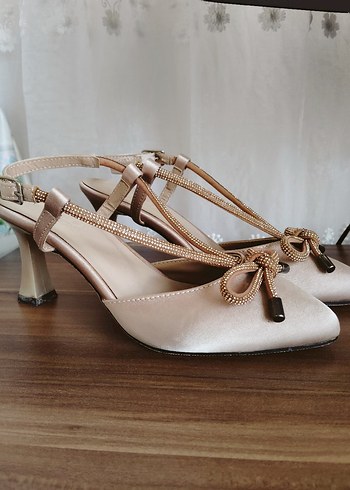 Bej Uzun Kollu Bohem Drapeli Kadın Elbise - Görsel 3