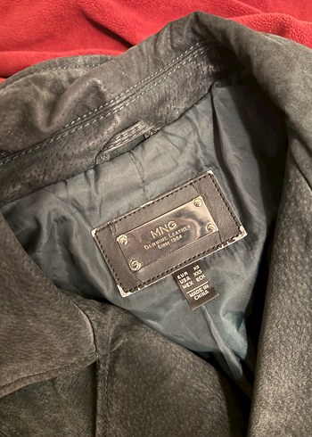 Kadın Haki Süet Transparan Deri Ceket - Görsel 8