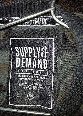 12-13 Yaş Beden haki Renk Supplay@demand marka swetshirt
