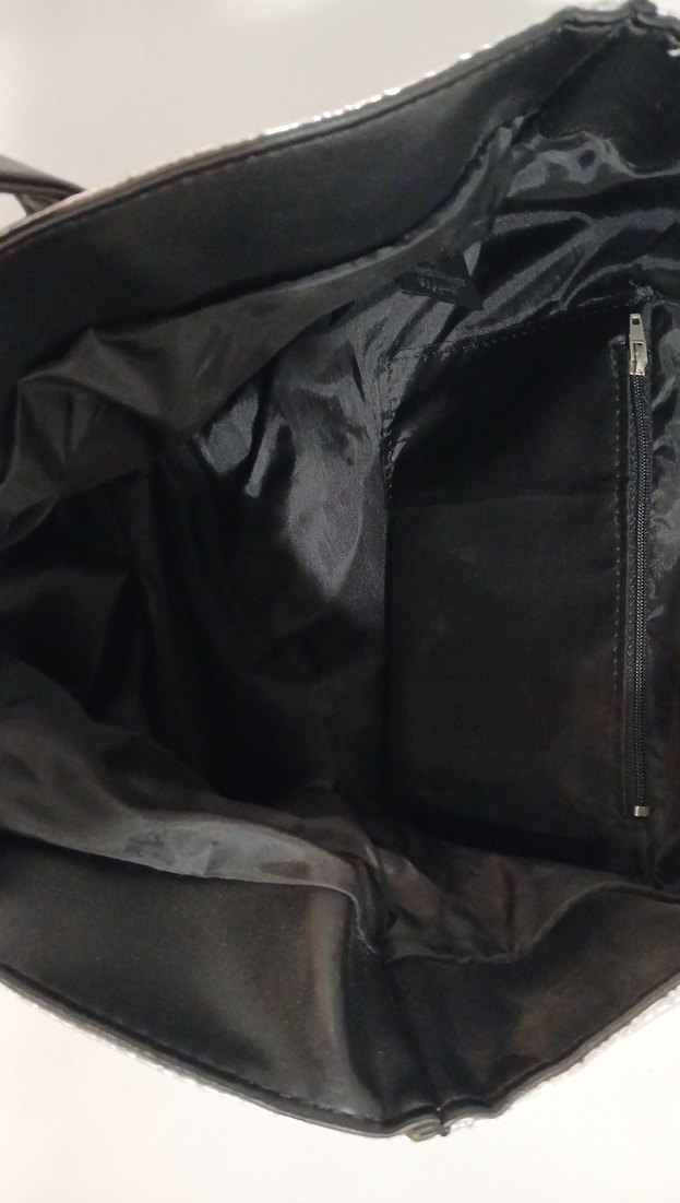 Parlak Gri Kadın Çanta - Görsel 2