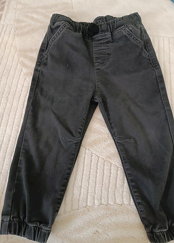 Gri Erkek Çocuk Bol Kesim Kot Pantolon - Görsel 2