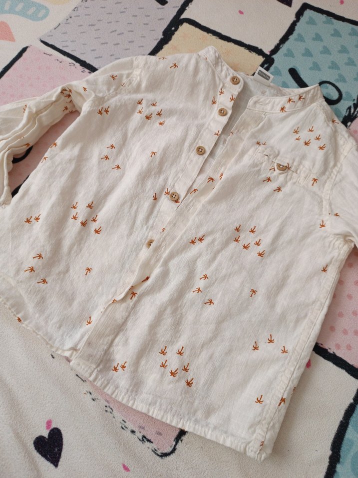 Pamuklu Bohem Kız Çocuk Gömlek - Görsel 2