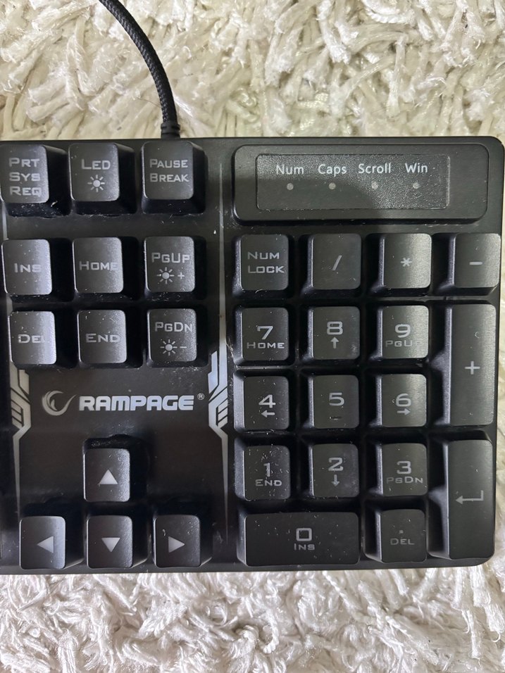 RAMPAGE KLAVYE AZ KULLANILMIS - Görsel 4