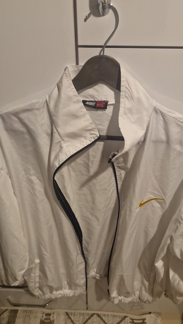 Erkek Beyaz Fermuarlı Midi Yağmurluk - Görsel 2