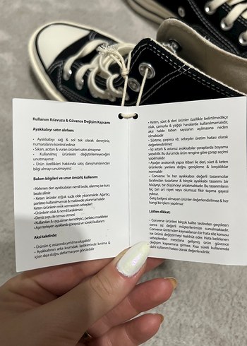 Converse Siyah Kadın Spor Ayakkabı - Görsel 6