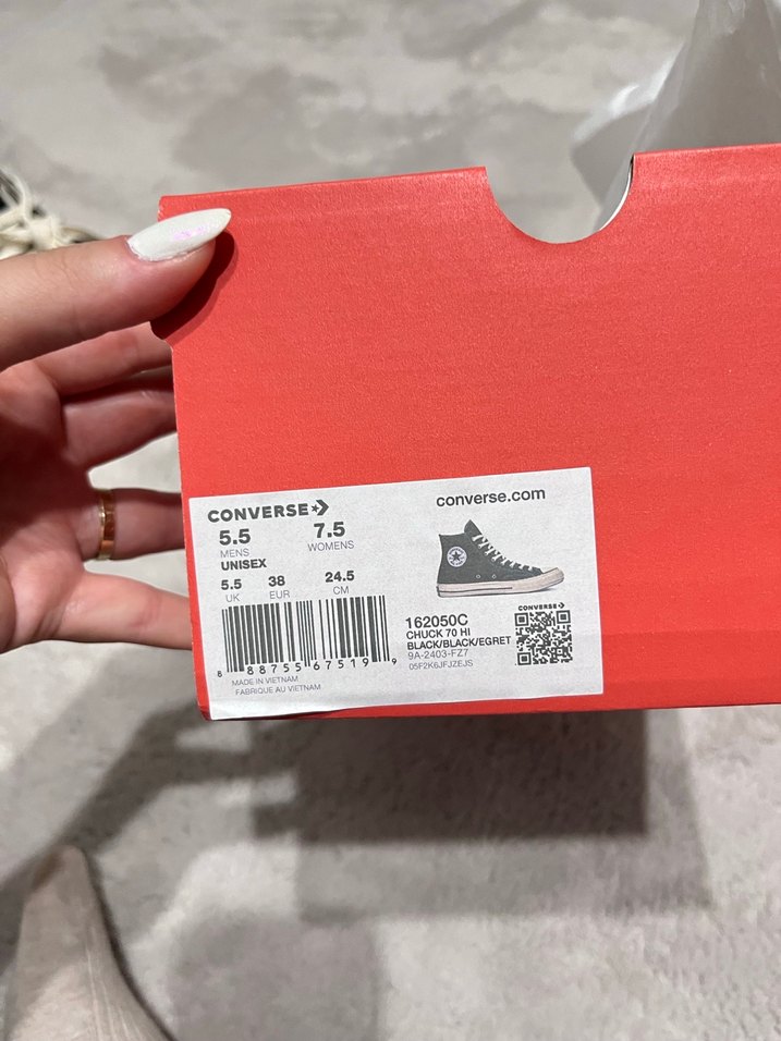 Converse Siyah Kadın Spor Ayakkabı - Görsel 5