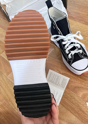 Converse Siyah Kadın Dolgu Topuklu Spor Ayakkabı - Görsel 4