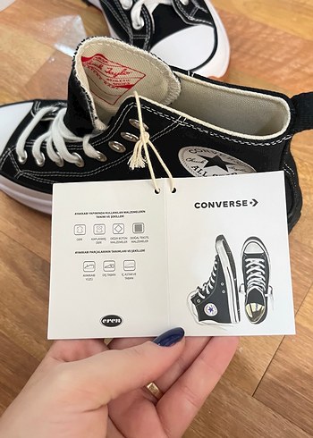 Converse Siyah Kadın Dolgu Topuklu Spor Ayakkabı - Görsel 5