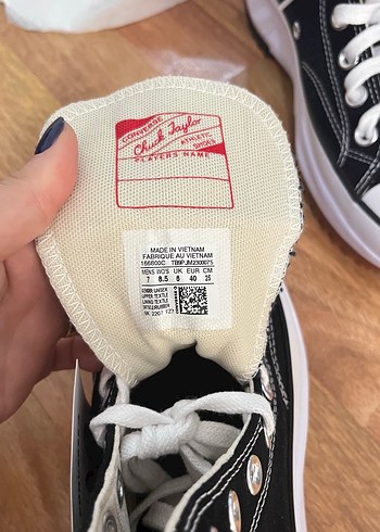 Converse Siyah Kadın Dolgu Topuklu Spor Ayakkabı - Görsel 7