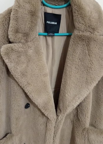 Vizon Peluş Kadın Midi Kaban - Görsel 3