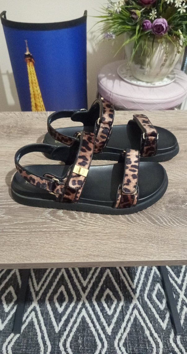 Leopar Platform Sandalet - Görsel 2