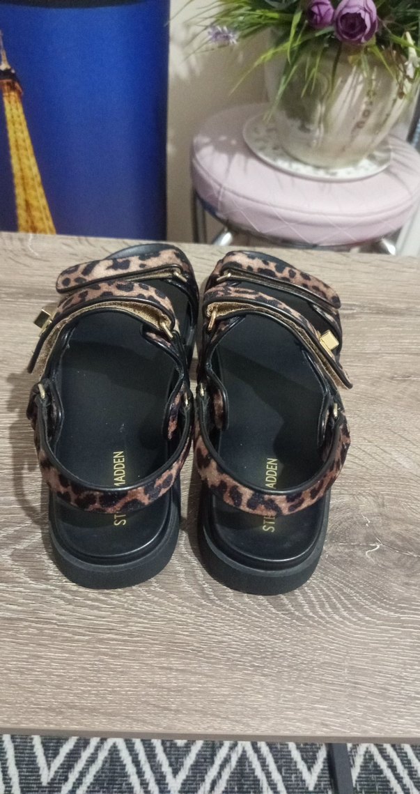 Leopar Platform Sandalet - Görsel 3