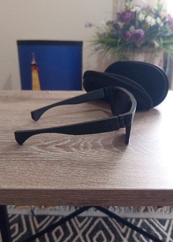 Siyah Minimalist Delikli okuma Gözlük - Görsel 2