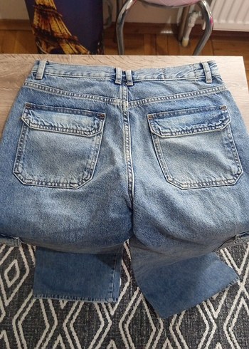 Kadın wide leg Mavi kargo Jean - Görsel 2