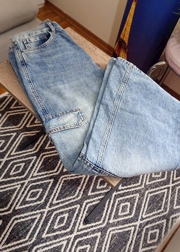 Kadın wide leg Mavi kargo Jean - Görsel 5