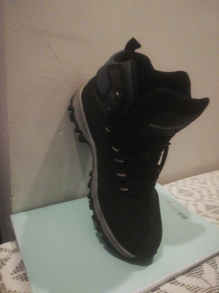 Siyah bayan unisex Outdoor Ayakkabı Velcro Detaylı - Görsel 2