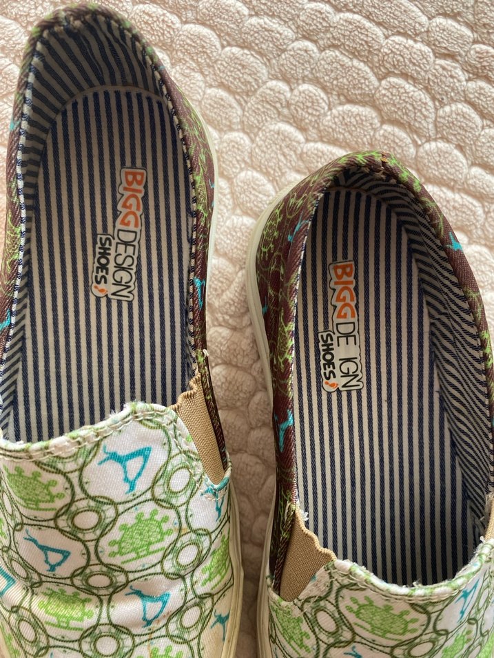 Düğmeli Yeşil Bohem Espadril - Görsel 3