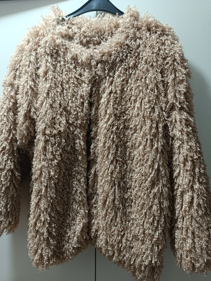 Vizon püsküllü astarlı çıtçıtlı ceket - Görsel 2