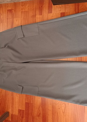 Kargo Cepli Kadın Kumaş Pantolon - Görsel 2